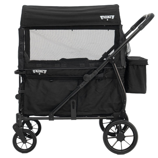 Keenz VIVA 2-Passenger Stroller Wagon – Compact Power for City Life - Black banner